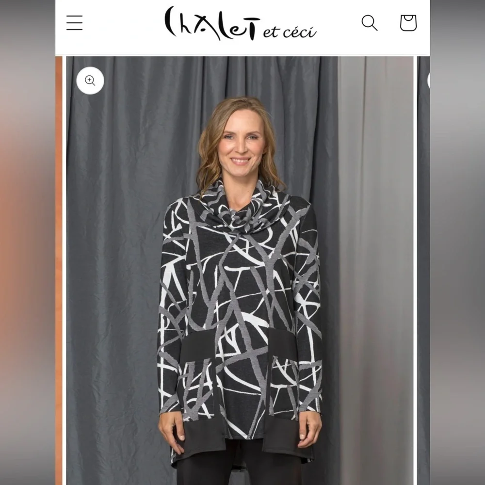 ❌Sold❌Chalet et Ceci Tunic/Dress, “Yesenia” size S - Picture 7 of 9